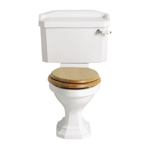 Heritage Granley Close Coupled Standard Height WC Toilet Pan only White PGRW00