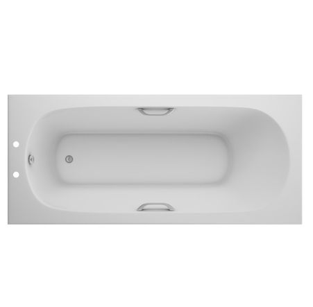 Standard Suite 2 Tap Hole Steel Bath