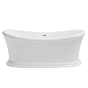 Heritage Orford Freestanding Acrylic Double Ended Slipper Bath White BORFSW00