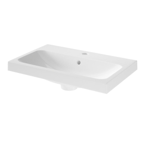 iflo Slimline Gel Coat Basin 1 Tap Hole 600mm X 380mm 