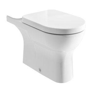iflo Rhea Close Coupled Open Back Rimless Toilet Pan For Use With iflo Rhea Close Coupled Dual Flush Cistern 6/4L