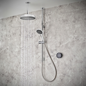 Mira Platinum Dual Ceiling Fed Digital Shower - High Pressure / Combi Boiler 1.1981.008