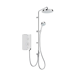 Mira Sport Dual 9Kw White/Chrome