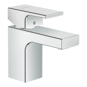 Hansgrohe Vernis Shape Single Lever Basin Mixer 70 With Isolated Water Conduction Without Waste Set Chrome 71567000