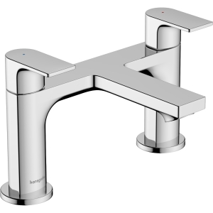 Hansgrohe Rebris E 2-Hole Rim Mounted Bath Mixer Chrome 72480000