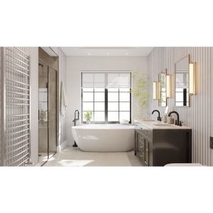 iflo Barna Wood Easy Lock Wall Panel 2400mm x 620mm 188098