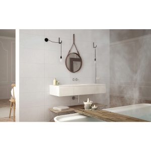 iflo Winter Pearl Tile Effect Easy Lock Wall Panel 2400mm x 620mm 188114