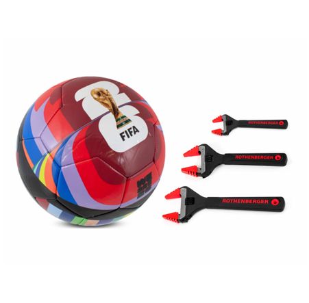 Rothenberger World Cup Wrench Set - Includes 6" / 8" / 10" Wrench and World Cup Football 1000005465