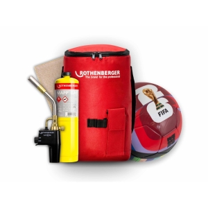 Rothenberger World Cup Hotbag - 1x Superfire2 Torch, 1x Disposable Mapp Cartridge, 1x Plumbers Soldering Mat, 1x Hotbag & 1x World Cup Football 18033