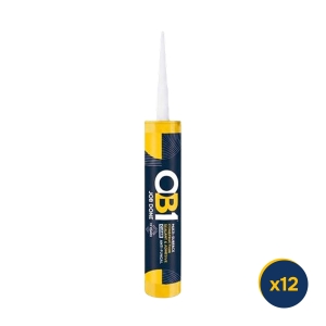 OB1 Construction Sealant & Adhesive Clear 290ml (Pack of 12) 30617361PK